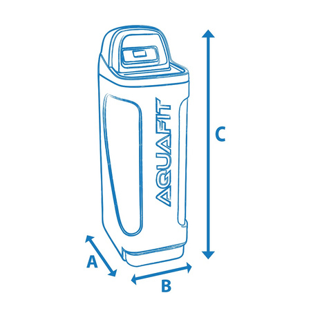 AquaFit Active 32 szaro-czarny zestaw startowy 1"