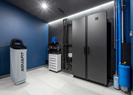 AquaFit Active 32 szaro-czarny zestaw startowy 3/4"