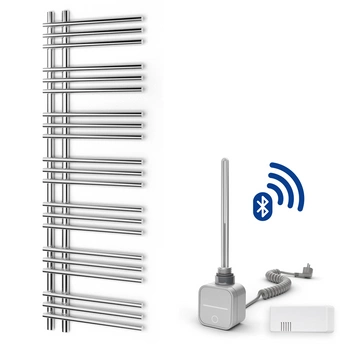 Warmtec Brillo 50x150cm chrom z grzałką elektryczną z programatorem