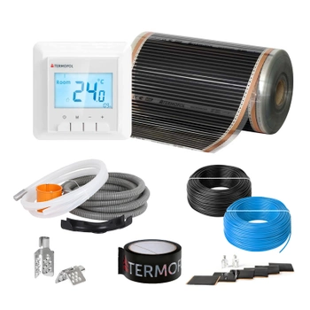 Zestaw ogrzewania z folią grzewczą Termofol TF-305TL/TF-H5 140W/m² 50 cm - 6m²