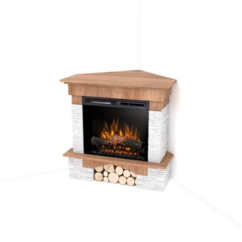 Warmtec Porto narożny wkład Dimplex 23" XHD Optiflame - dąb