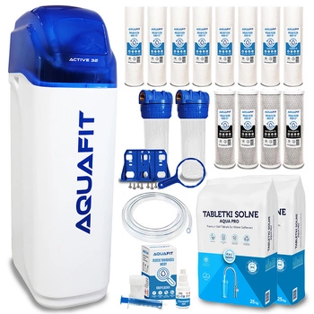 AquaFit Active 32 biało-niebieski zestaw startowy 1"